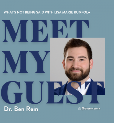 MEET MY GUEST-Dr. Ben Rein